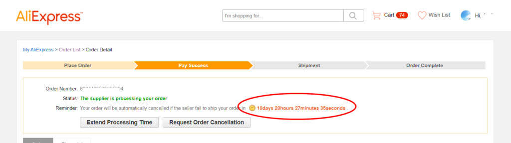 faster Shipping in AliExpress