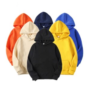 2024 NEW Fashion Brand Men’s Hoodies New Spring Autumn Casual Hoodies Sweatshirts Men’s Top Solid Color Hoodies Sweatshirt Male