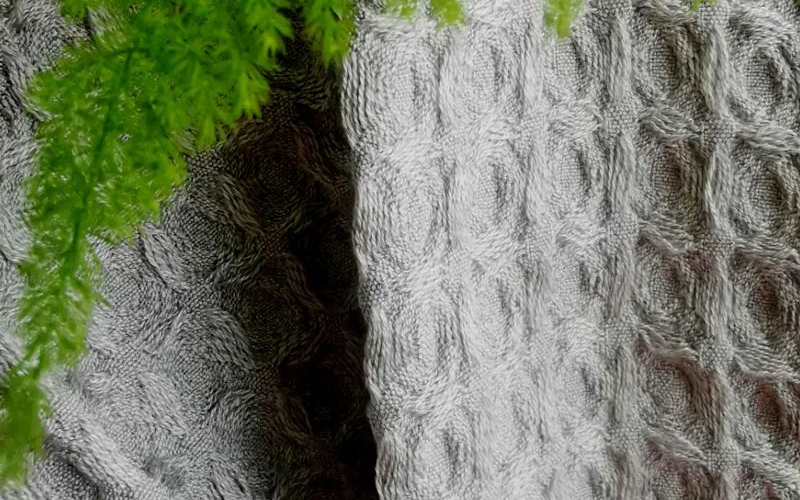 Anti-microbial Silver Thread Embedded Hand Towel