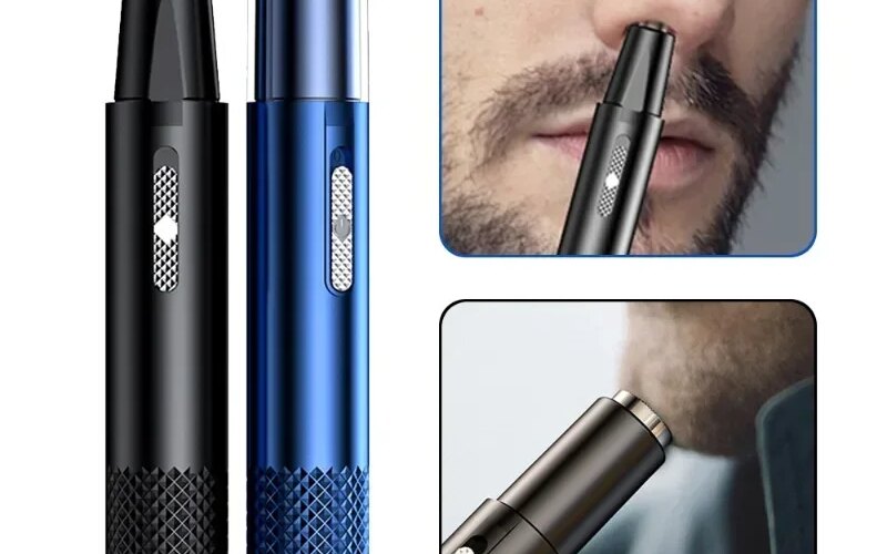 Electric Nose Hair Trimmer Machine Men Nose Hair Shaver Clipper Shaving Cutter Tool Portable Automatic Nose and Ear Trimmer