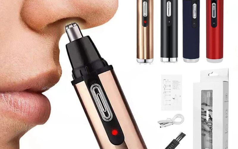 Electric Nose Hair Trimmer Portable Electric Shaving Men’s High Quality USB Charging Automatic Waterproof Mini Nose Hair Remover