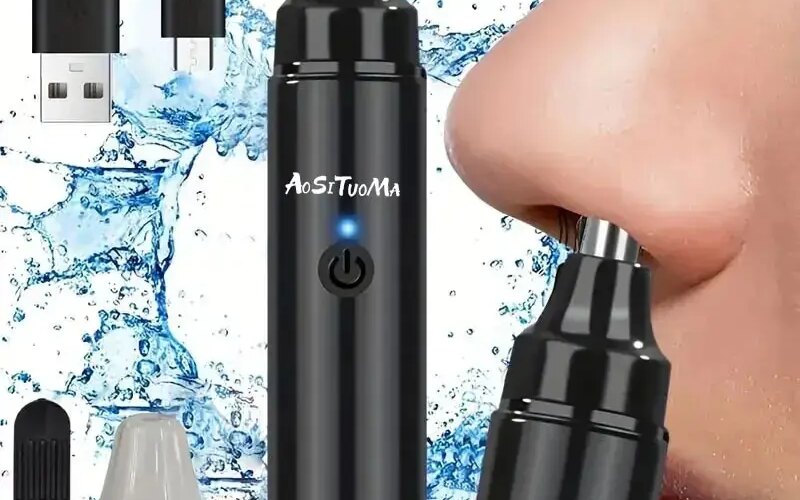 Electric Nose Hair Trimmer Rechargeable Nose Hair Trimmer for Men