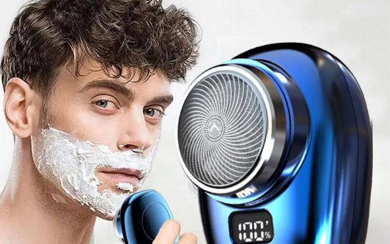 Mini Electric Travel Shaver For Men Portable Pocket Shaver Beard Trimmer Razors Rechargeable Cordless Shaving Face Beard Razor