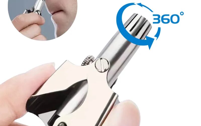 Nose Hair Ear Trimmer For Men Stainless Steel Manual Washable Portable Tondeuse Nez hair remover Nose Vibrissa Razor Shaver