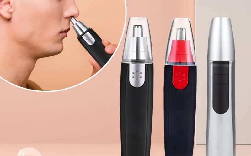 Nose Hair Trimmer Washable Nose Hair Shaver Nose Hair Trimmer Health Care Mens Nose Hair Scissors With Low Noise Waterproof