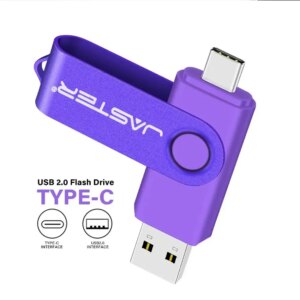 TYPE-C USB Stick Purple USB Flash Drive 64GB OTG Key Chain Pen Drive High Speed Pendrive for Mobile Phone 32GB Free Custom Logo