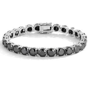 Trendy 3/4/5/6mm Real Moissanite Bracelet 925 Sterling silver Wedding Bracelets For Women Men Pass Diamond Certified Jewelry