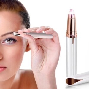 Womens Electric Eyebrow Trimmer Eye Brow Shaper Pencil Face Hair Remover For Women Automatic Eyebrow Shavers Pocketknife