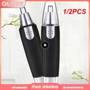 1/2PCS Electric Nose Hair Trimmer Implement Shaver Clipper Men Women Ear Neck Eyebrow Trimmer Shaver Man Clean Trimer Razor