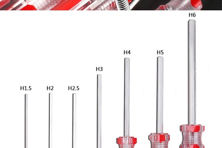 1 Pc Hexagon Screwdriver 1.5/2/2.5/3/4/5/6mm Flat Head Hex Shank Magnetic Screwdriver Steel Hand Manual Tool Repair Tool