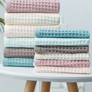 1Pc towel microfiber quick drying 34x34cm Quick-Dry Solid Color Soft Face towel Dry Head Hair Towel