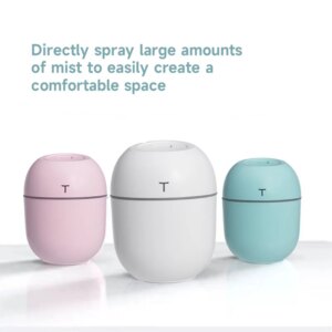 220ml Mini Humidifier USB Aroma Diffuser Mist Maker Desktop Essential Oil Scent Diffuser Smart Home Appliance with LED Light