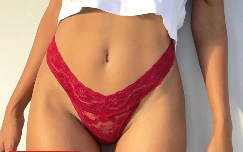 4PCS/Set Sexy G-string Lace Thongs Women’s Panties Floral Transparent T-Back Underwear Women Female Underpants Lingerie M-XL