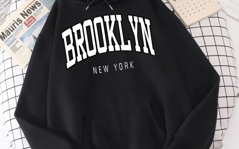 Brooklyn New York Print Mens Hoodies Fashion Quality Clothes Classic Simplicity Tracksuit Harajuku All-Match Clothing For Men