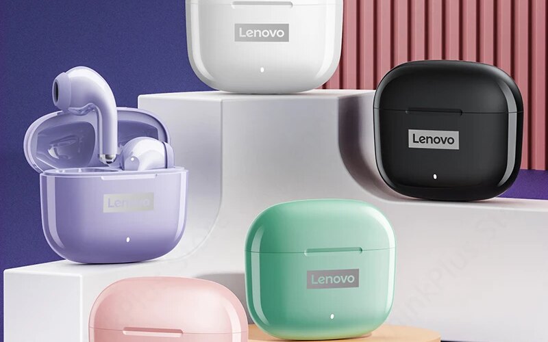 Lenovo Original LP40 Pro TWS Earphones Wireless Bluetooth 5.1 Sport Noise Reduction Headphones Touch Control 250mAH 2022 New