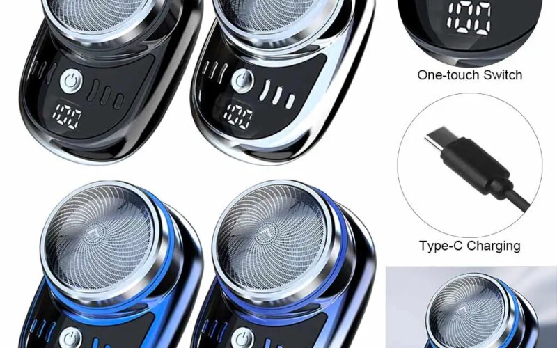 Mini Pocket Size Electric Travel Shaver For Men Washable Rechargeable Portable Painless Cordless Trimmer Knive Face Beard Razor
