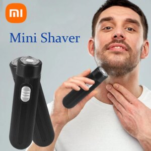 XIAOMI Mini Electric Travel Shaver Painless Cordless Trimmer Knive Face Beard Razor Hair Trimmers Rechargeable Shaver For Men